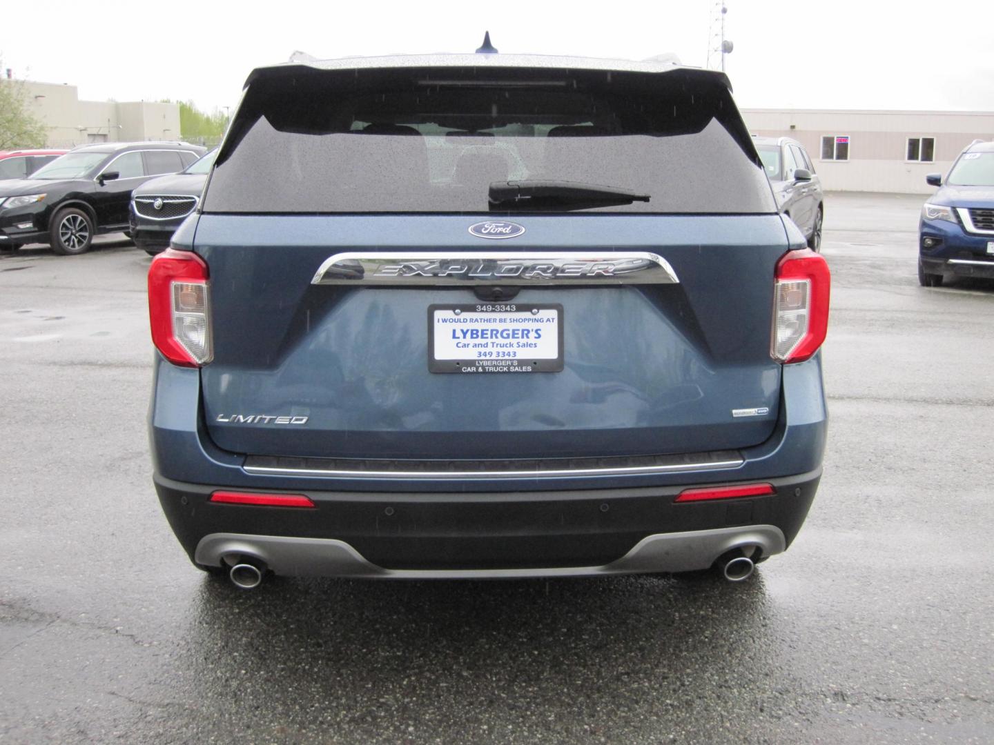 2020 blue Ford Explorer Limited AWD (1FMSK8FH4LG) with an 2.3L L4 DOHC 16V engine, 10A transmission, located at 9530 Old Seward Highway, Anchorage, AK, 99515, (907) 349-3343, 61.134140, -149.865570 - Nice Ford Explorer Limited come take a test drive - Photo#2