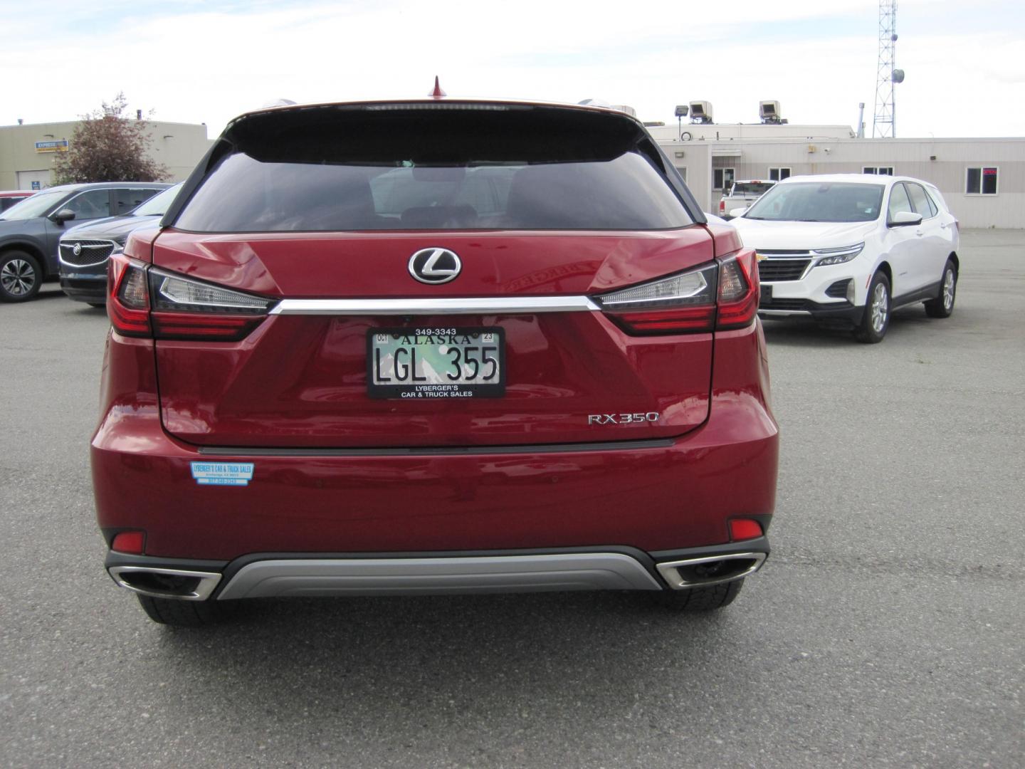 2022 red /Brown Lexus RX 350 AWD (2T2HZMDA4NC) with an 3.5L V6 DOHC 24V engine, 6A transmission, located at 9530 Old Seward Highway, Anchorage, AK, 99515, (907) 349-3343, 61.134140, -149.865570 - Low Miles on this Lexus RX350 come take a test drive. - Photo#3