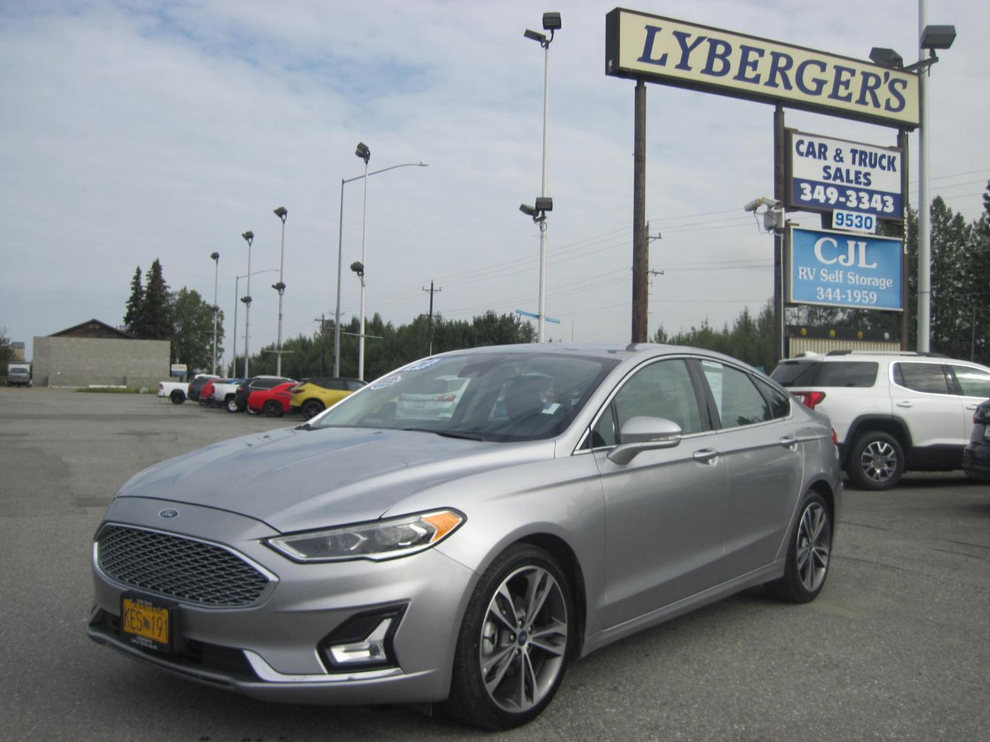 2020 silver Ford Fusion Titanium AWD (3FA6P0D9XLR) with an 2.0L L4 DOHC 16V engine, 6A transmission, located at 9530 Old Seward Highway, Anchorage, AK, 99515, (907) 349-3343, 61.134140, -149.865570 - Loaded Ford Fusion Titanium AWD come take a test drive - Photo#0