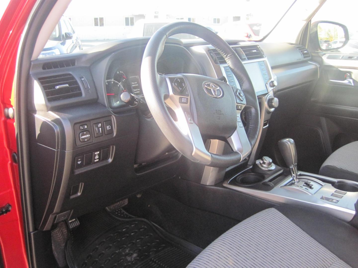 2021 red /black Toyota 4Runner SR5 4WD (JTEMU5JR5M5) with an 4.0L V6 DOHC 24V engine, 5A transmission, located at 9530 Old Seward Highway, Anchorage, AK, 99515, (907) 349-3343, 61.134140, -149.865570 - Nice Toyota 4 Runner SR5 4wd with third row and tow package come take a test drive - Photo#11