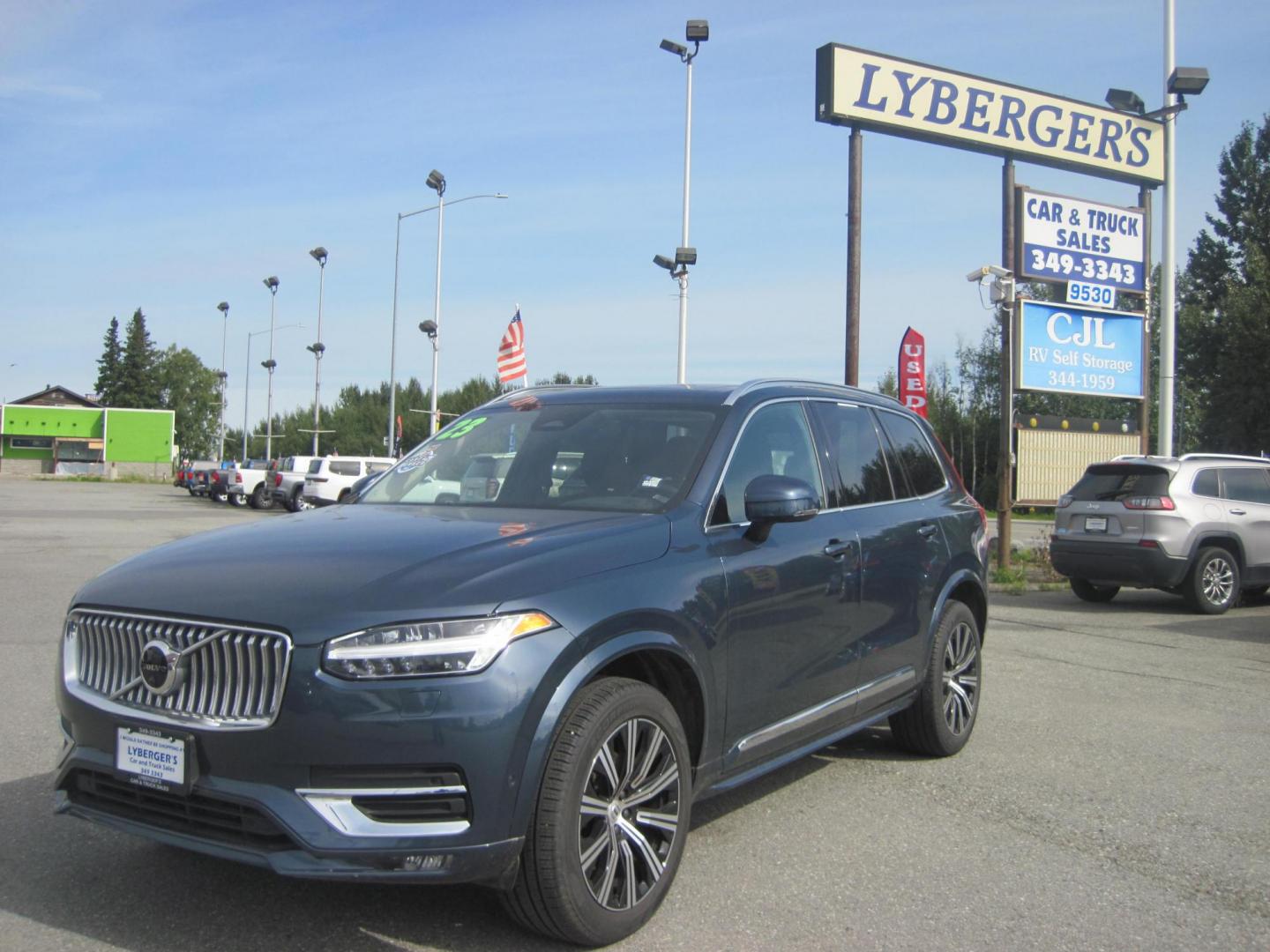 2023 blue /black Volvo XC90 (YV4L12PN9P1) , automatic transmission, located at 9530 Old Seward Highway, Anchorage, AK, 99515, (907) 349-3343, 61.134140, -149.865570 - Photo#0