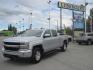 2018 silver /black Chevrolet Silverado 1500 LT 4WD (1GCUKREC0JF) with an 5.3L V8 OHV 16V engine, automatic transmission, located at 9530 Old Seward Highway, Anchorage, AK, 99515, (907) 349-3343, 61.134140, -149.865570 - Nice Chevrolet Silverado 1500 LT come take a test drive - Photo#0