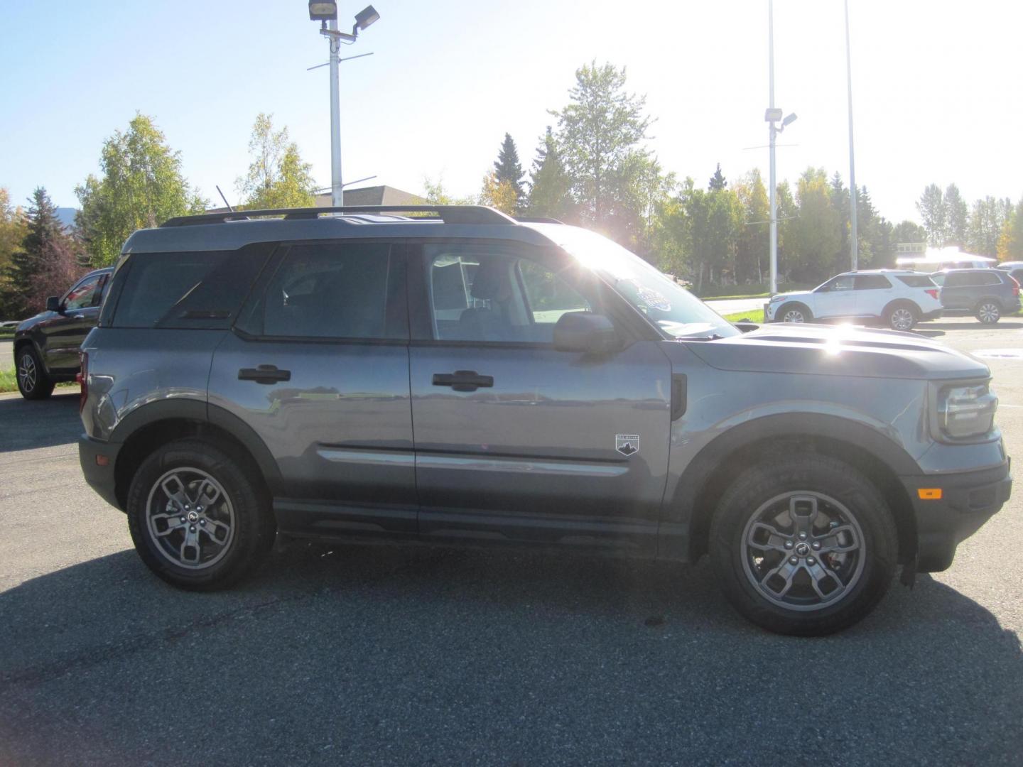 2021 gray /gray Ford Bronco Sport Big Bend (3FMCR9B65MR) , automatic transmission, located at 9530 Old Seward Highway, Anchorage, AK, 99515, (907) 349-3343, 61.134140, -149.865570 - Nice Bronco Sport Big Bend come take a test drive - Photo#2