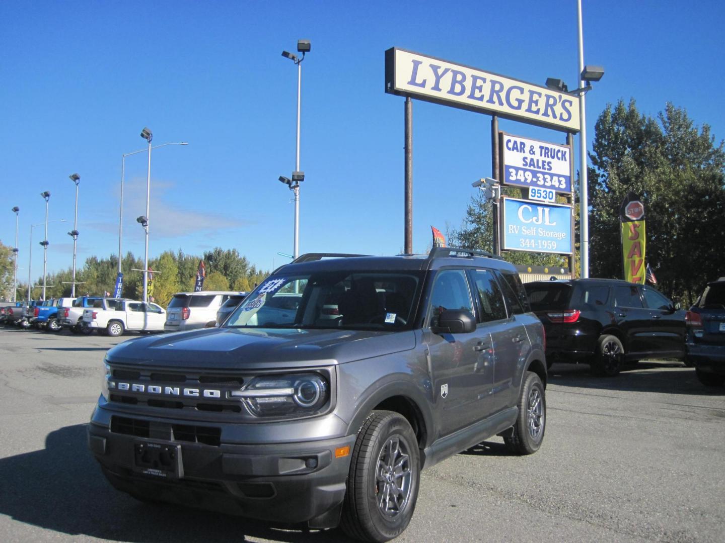 2021 gray /gray Ford Bronco Sport Big Bend (3FMCR9B65MR) , automatic transmission, located at 9530 Old Seward Highway, Anchorage, AK, 99515, (907) 349-3343, 61.134140, -149.865570 - Nice Bronco Sport Big Bend come take a test drive - Photo#0