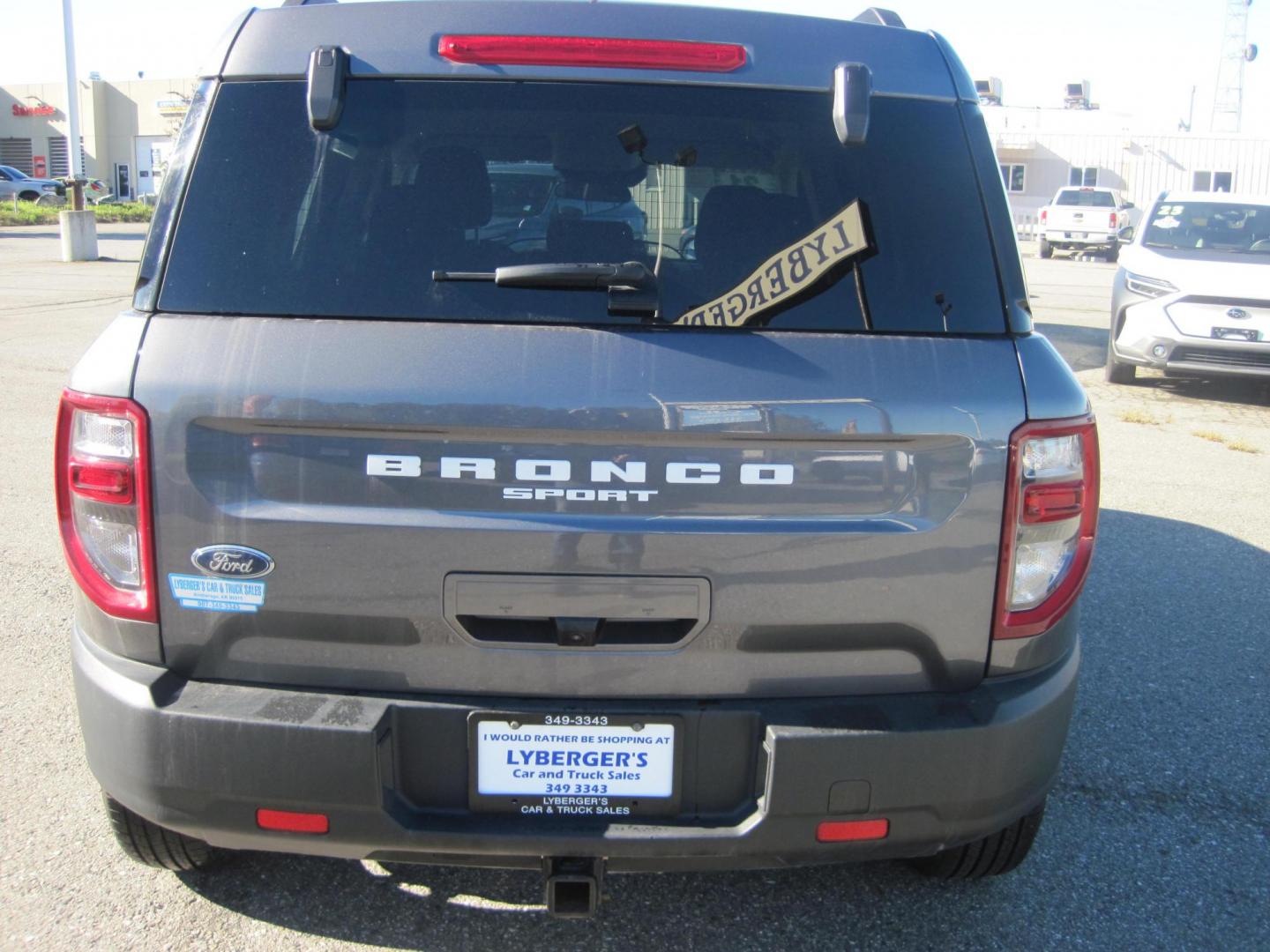 2021 gray /gray Ford Bronco Sport Big Bend (3FMCR9B65MR) , automatic transmission, located at 9530 Old Seward Highway, Anchorage, AK, 99515, (907) 349-3343, 61.134140, -149.865570 - Nice Bronco Sport Big Bend come take a test drive - Photo#3