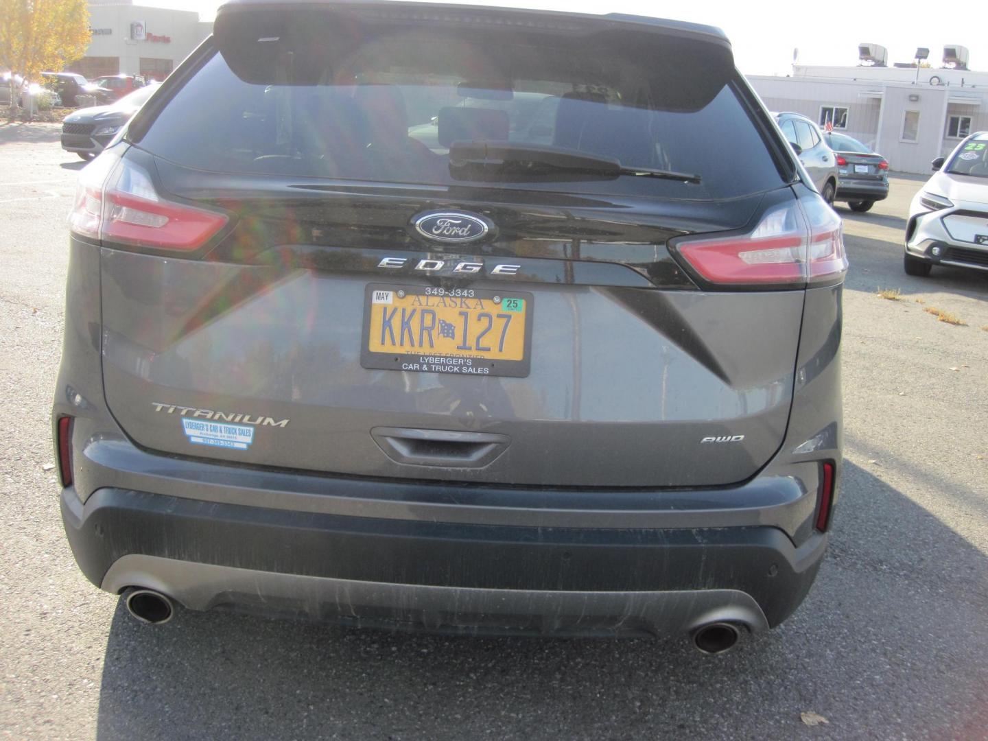 2023 gray /black Ford Edge Titanium (2FMPK4K99PB) with an 2.0L L4 DOHC 16V engine, 6A transmission, located at 9530 Old Seward Highway, Anchorage, AK, 99515, (907) 349-3343, 61.134140, -149.865570 - Nice Ford Edge Titanium AWD come take a test dirve. - Photo#4