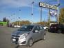 2014 silver /gray Chevrolet Spark 1LT Auto (KL8CD6S92EC) with an 1.2L L4 16V DOHC engine, Continuously Variable Transmission transmission, located at 9530 Old Seward Highway, Anchorage, AK, 99515, (907) 349-3343, 61.134140, -149.865570 - Low Miles on this Chevrolet Spark - Photo#0