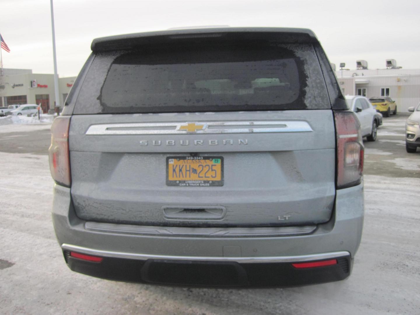 2023 gray /black Chevrolet Suburban LT 4WD (1GNSKCKD8PR) with an 5.3L V8 OHV 16V engine, 10A transmission, located at 9530 Old Seward Highway, Anchorage, AK, 99515, (907) 349-3343, 61.134140, -149.865570 - Photo#2